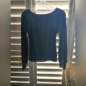 Love Tease black blouse top size small